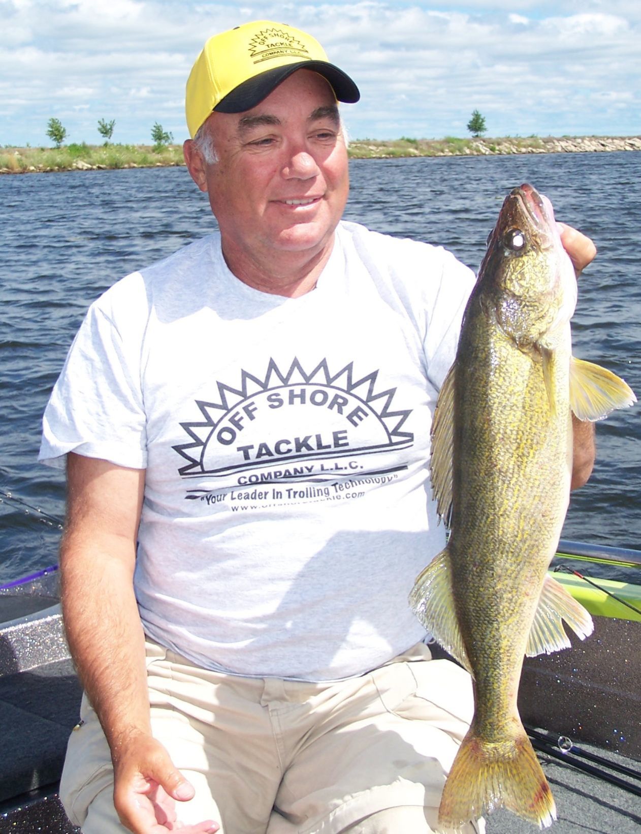 Walleye, suspended